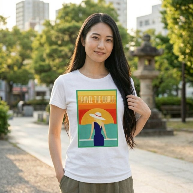 Travel the world t-shirt (Skapare uppladdad)