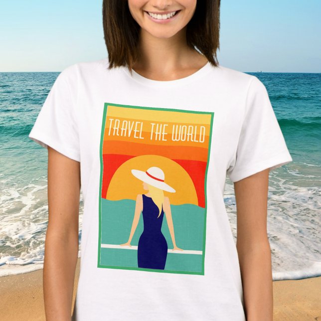 Travel the world t-shirt (Skapare uppladdad)