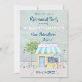 Travel Theme Pension Party Inbjudningar