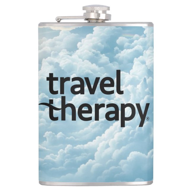 Travel Therapy Flask | Travel Flask Fickplunta (Framsidan)