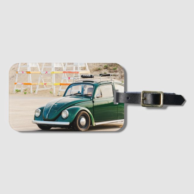 Travel ThLED Gift med Beach Car Photo Bagagebricka (Framsida horisontal)