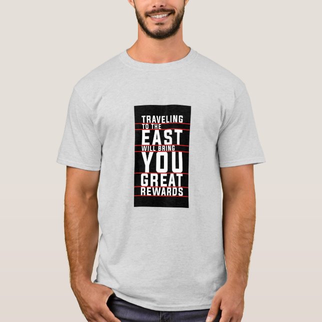Travel to the East T Shirt (Framsida)
