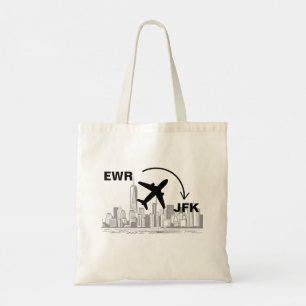 Travel Tote Bag till NYC Tygkasse