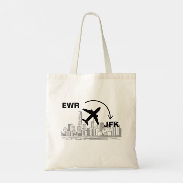 Travel Tote Bag till NYC Tygkasse (Baksida)