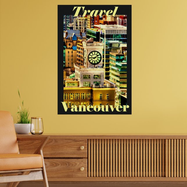 Travel Vancouver, BC, Canada Poster (Vardagsrum 2)