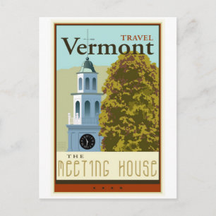 Travel Vermont Vykort