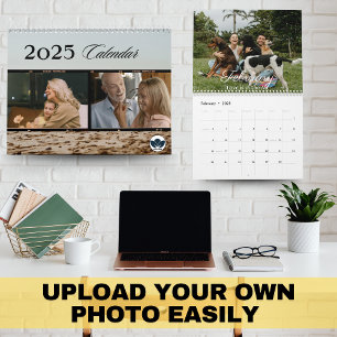 Travel Wall Calendar i Black and Beige FilmStrids Kalender