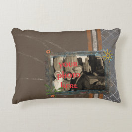 Travel World Ram Photo Prydnadskudde