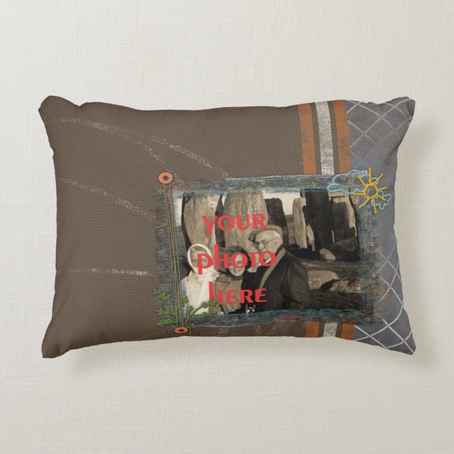 Travel World Ram Photo Prydnadskudde (Framsidan)