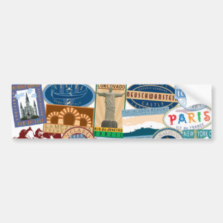 Travel-World Traveler Bildekal