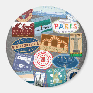 Travel-World Traveler Magnet