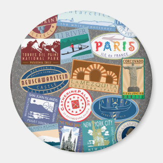 Travel-World Traveler Magnet