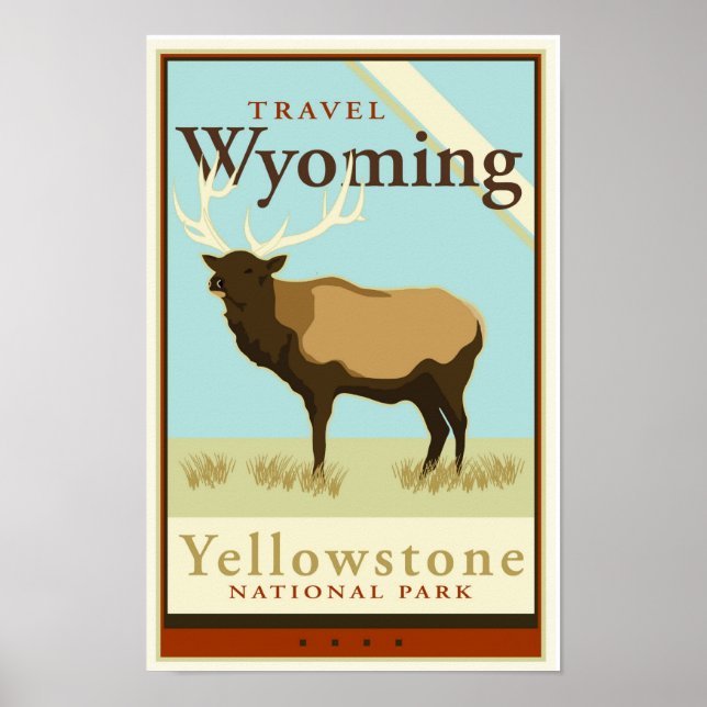 Travel Wyoming Poster (Framsidan)