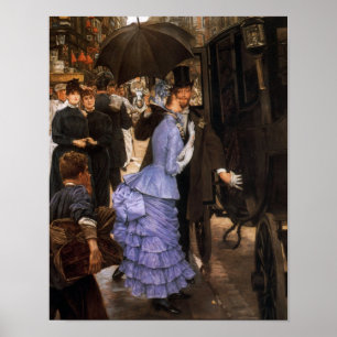 Traveler av James Tissot Poster