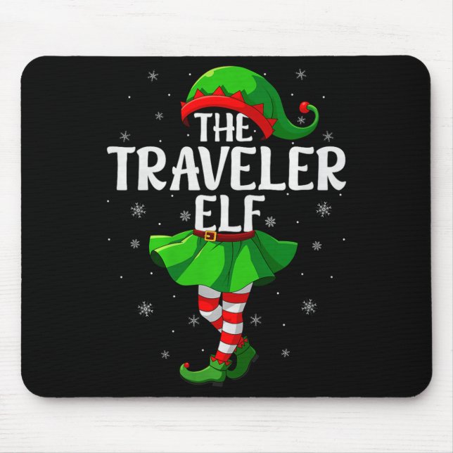 Traveler Elf Christmas Girls Women Elf Squad Xmas  Musmatta (Framsidan)
