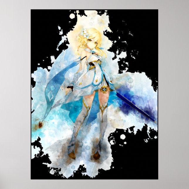 Traveler Female - Genshin Impact Poster (Framsidan)