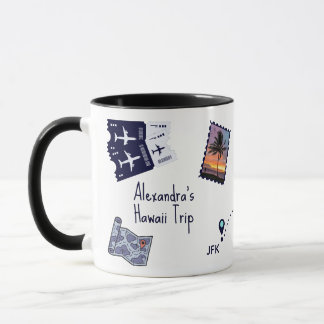 Traveler Trip Memories Personalized Mugg