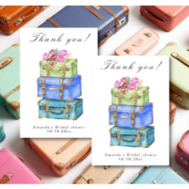 Traveling from Miss to Mrs Bridal Shower Tack Kort