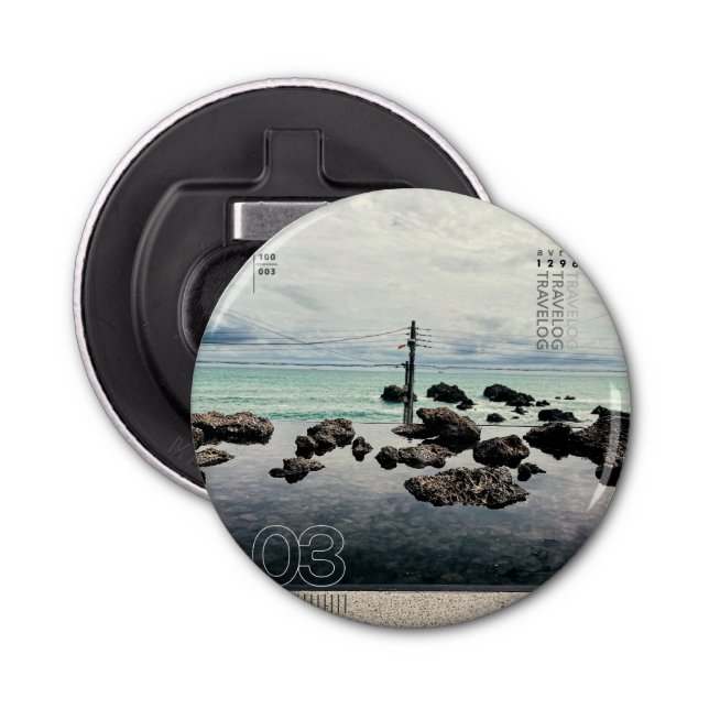 travelog_3 flasköppnare (Framsidan)