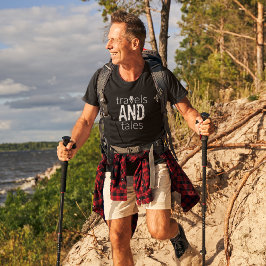 Travels and Tales [vit Logotyp] Manar-Shirt T Shirt