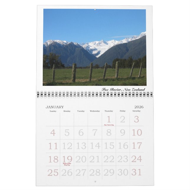 Travels Kalender (Jan 2026)