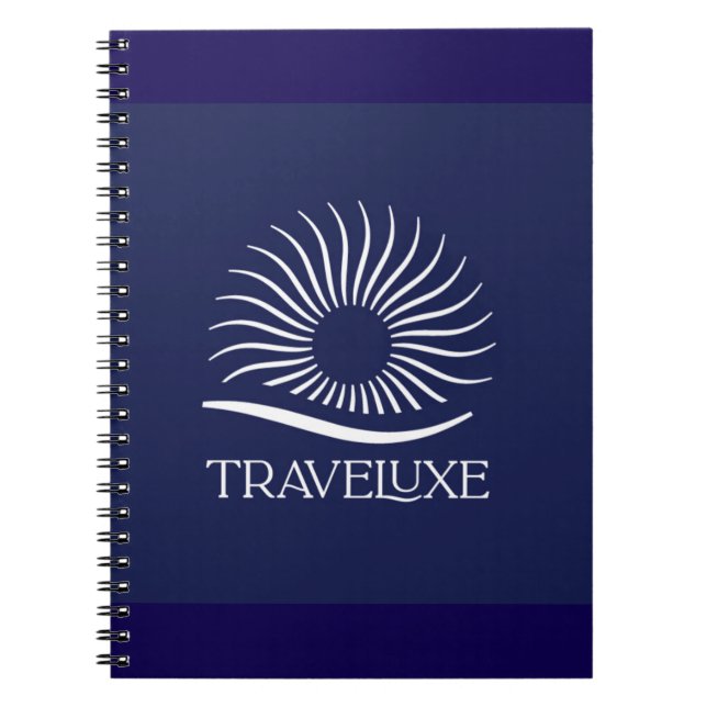 Traveluxe Logo Notebook Anteckningsbok (Framsidan)