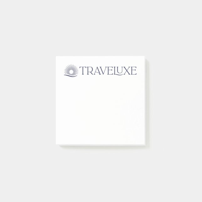 Traveluxe-logotyp Post-it Block (Framsida)