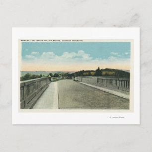 Traver Hollow Bridge Roadway-vy Vykort