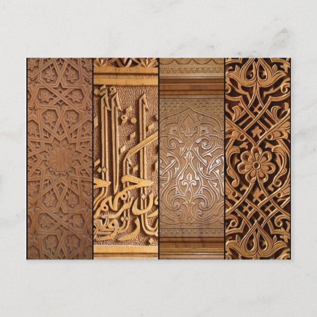 träverk vykort (Framsida)