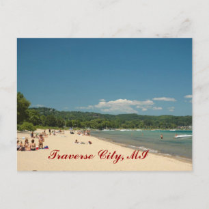 Traverse City Beach Vykort
