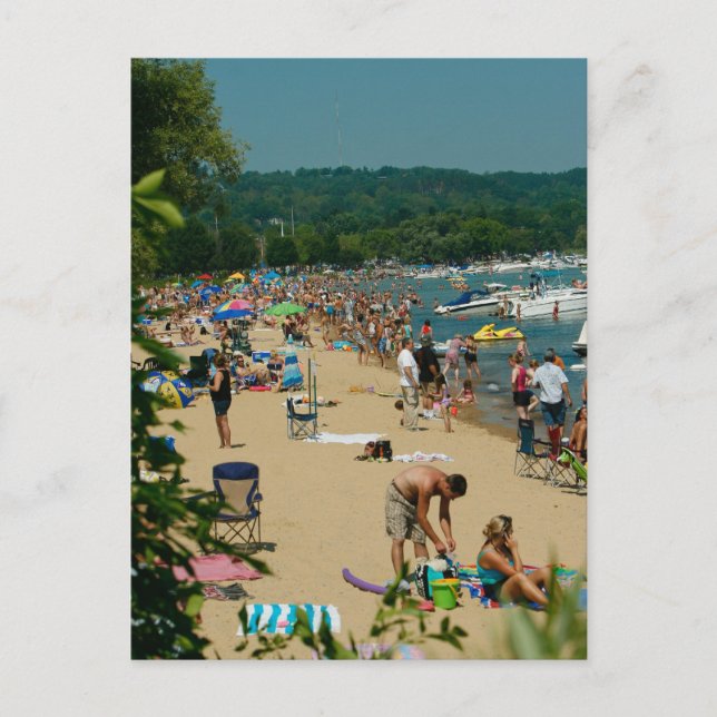 Traverse City Beach Vykort (Framsida)