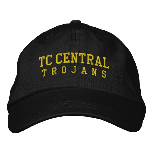 Traverse City Central High School Embroized Hat Broderad Keps (Framsida)