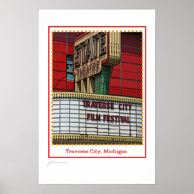 Traverse City Film Festival - State Theater Poster (Framsidan)