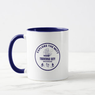 Traverse City Michigan Coffee Mugg
