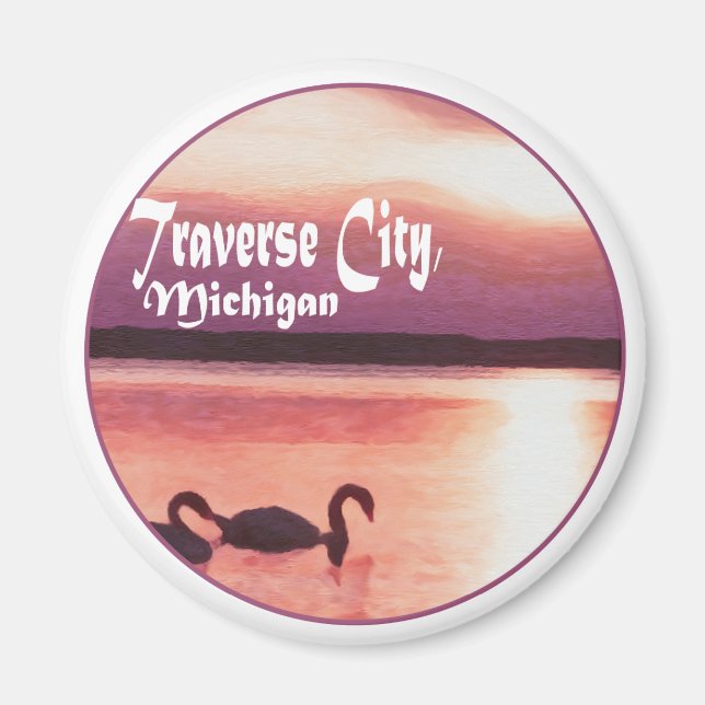 Traverse City, Michigan Magnet (Framsidan)