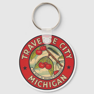 Traverse City, Michigan Nyckelring