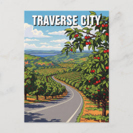 Traverse City Michigan Travel Vykort