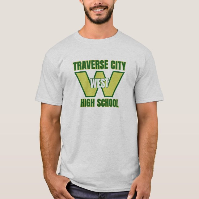 Traverse City Väster High School T-Shirt (Framsida)