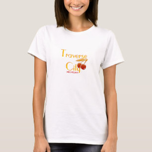Traversstad, MI - körsbär T-shirt