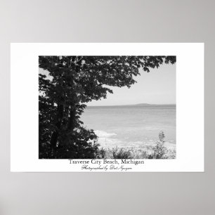 Traversstadsstrand, Michigan Poster