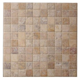 Travertine Mosaic Mönster Ceramic Tile Kakelplatta