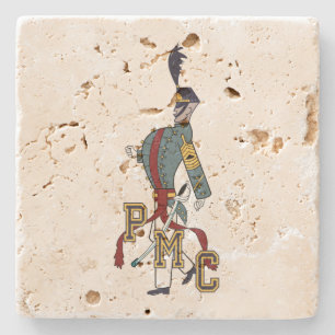 * Travertine Stone Drink Underlägg (fyra stenval)