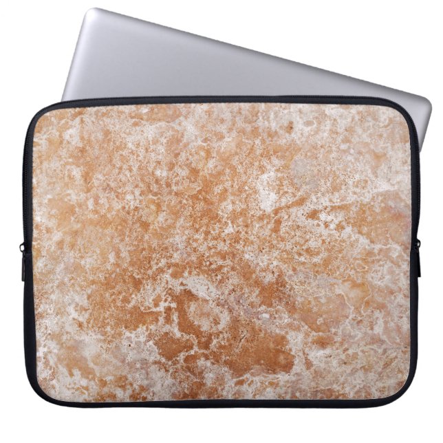 Travertine Stone Mönster Laptop sleeve (Framsidan)