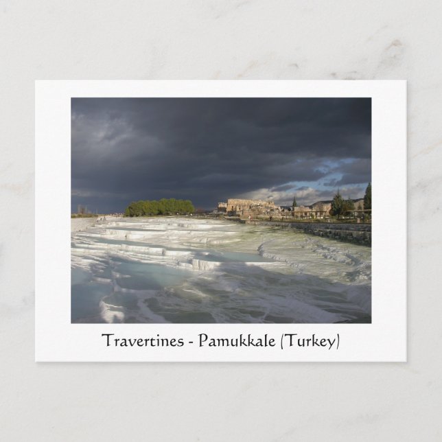 Travertines - Pamukkale (Turkiet) Vykort (Framsida)