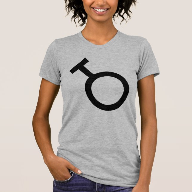 Travesti-Gendernas symbol T Shirt (Framsida)