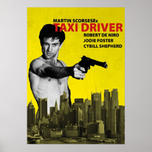 Travis Bickle för drivrutiner för taxi Poster