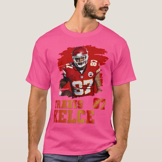 Travis Kelce 87 T Shirt (Framsida)