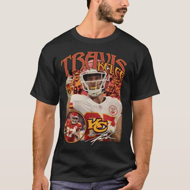 Travis Kelce | Amerikansk fotboll Bootleg Tee (Framsida)