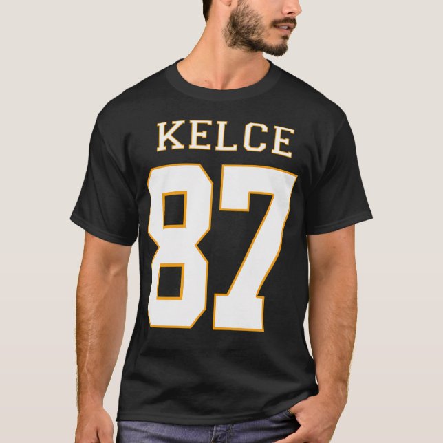 Travis Kelce Football Legend Art T Shirt (Framsida)