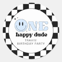 TRAVIS One Lycklig, Grabben Smile Ansikte Birthday